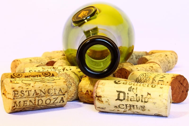 Upcycled Wine Bottle Vases